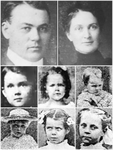 All eight victims of the villisca axe murders.
