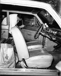 Inside Mary Little car