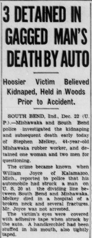 newspaper articles related to the Stephen Melkey death